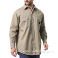 FR Work Shirt Long Sleeve Men's Work Shirts